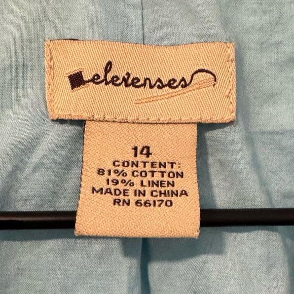 Anthropologie Elevenses Floral Lightweight Peacoat - Size 14 - Picture 3 of 4